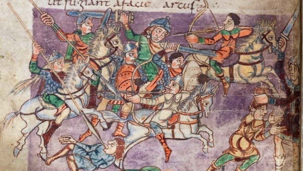 Karol Młot w bitwie pod Poitiers