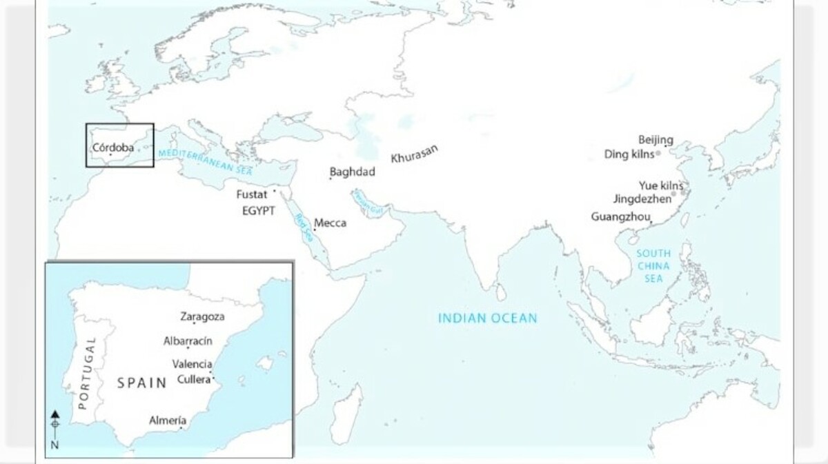  Miejscowości wymienione w tekście. Źródło: A.Gutiérrez, Ch. Gerrard, R. Zhang, W. Guangyao, 