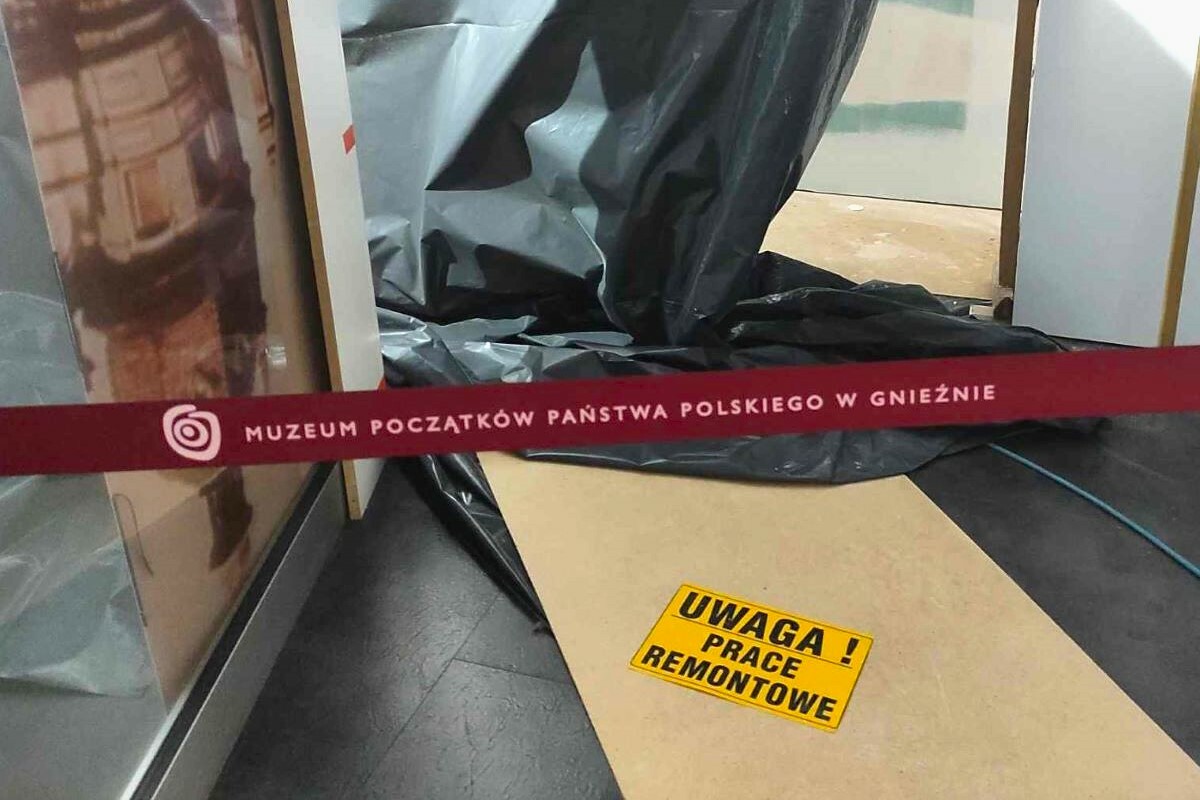 "Gniezno stąd do przeszłości" w remoncie "Gniezno stąd do przeszłości" w remoncie