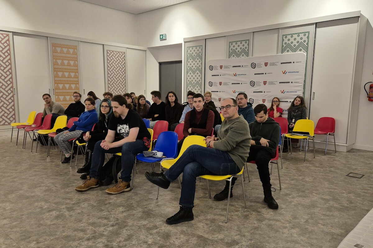 Odwiedziny studentów z Torunia Odwiedziny studentów z Torunia